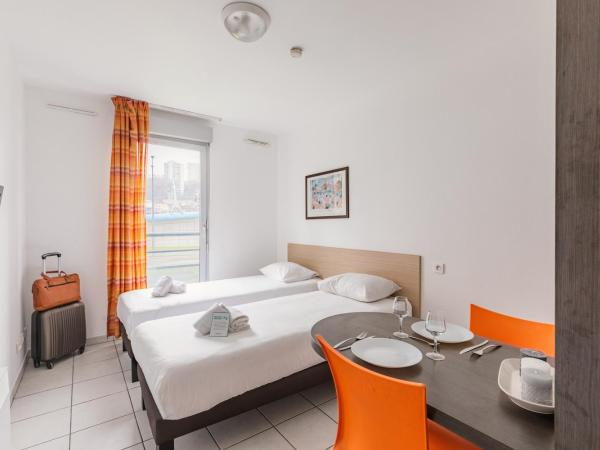 Appart'City Classic Lyon Vaise St Cyr : photo 3 de la chambre studio lits jumeaux