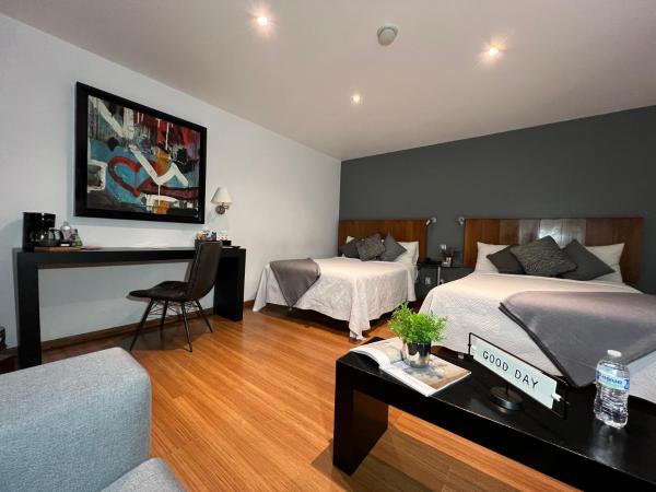 Hotel CLARUM 101 : photo 6 de la chambre chambre deluxe avec 2 lits doubles