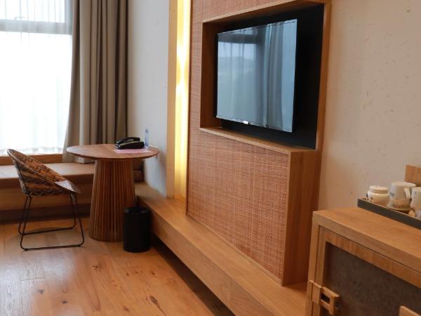 Shanghai Pudong Airport Moonlo Hotel - Pet Friendly : photo 4 de la chambre chambre lits jumeaux