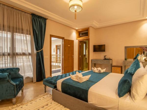 Riad Azia : photo 1 de la chambre suite supérieure lit king-size