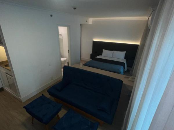 HOTEL PERDIZES - FLAT Executivo - 504 : photo 3 de la chambre chambre double deluxe (2 adultes + 1 enfant)
