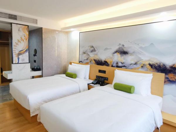 Connar Hotel - Shenzhen Futian : photo 4 de la chambre chambre lits jumeaux avec vue