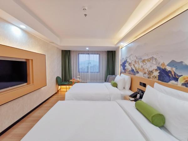 Connar Hotel - Shenzhen Futian : photo 9 de la chambre chambre lits jumeaux avec vue