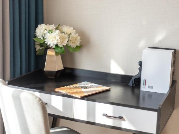 Doria Home International Apartment -Guangzhou Huijin IFC Keyun Road Metro Branch-Canton Fair Free Shuttle : photo 7 de la chambre chambre lit queen-size deluxe