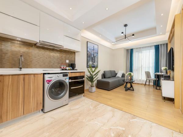 Doria Home International Apartment -Guangzhou Huijin IFC Keyun Road Metro Branch-Canton Fair Free Shuttle : photo 7 de la chambre suite 1 chambre