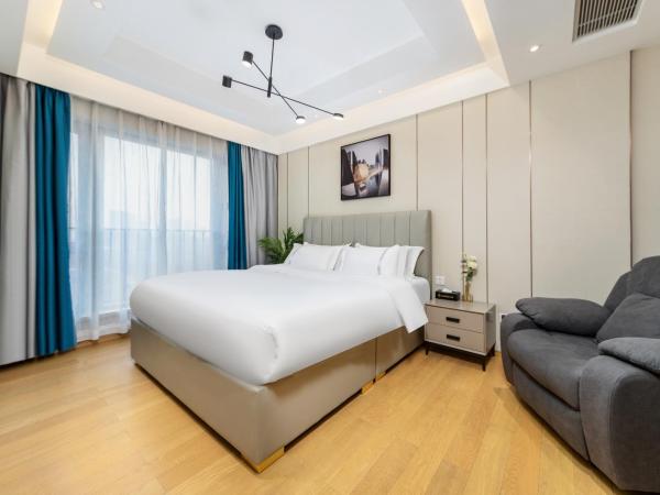 Doria Home International Apartment -Guangzhou Huijin IFC Keyun Road Metro Branch-Canton Fair Free Shuttle : photo 3 de la chambre suite 1 chambre