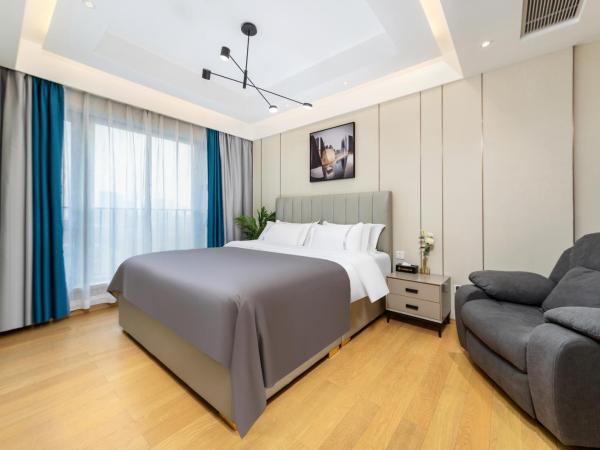 Doria Home International Apartment -Guangzhou Huijin IFC Keyun Road Metro Branch-Canton Fair Free Shuttle : photo 4 de la chambre suite 1 chambre