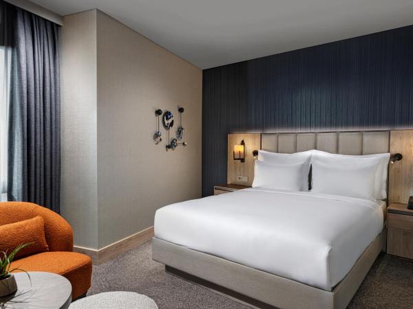 Crowne Plaza Istanbul - Ortakoy Bosphorus, an IHG Hotel : photo 1 de la chambre chambre lit king-size premium - vue sur pont du bosphore