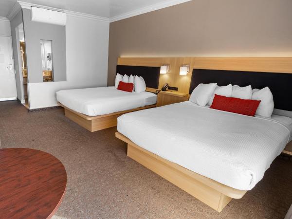 The Live Hotel : photo 1 de la chambre hébergement avec 2 lits queen-size et balcon - non-fumeurs