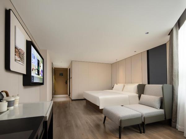 Atour X Hotel Guangzhou Huangpu Nangang Wanda : photo 4 de la chambre chambre double supérieure avec vue