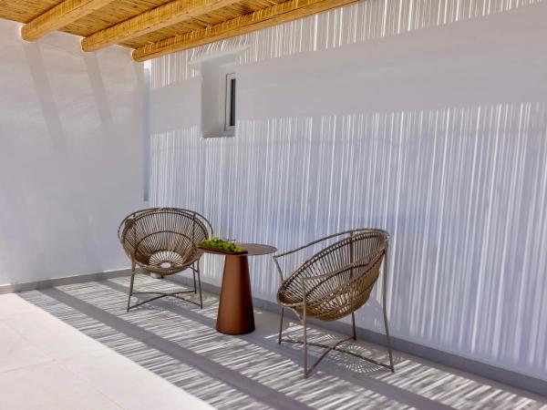 Adama Mykonos Boutique Hotel : photo 4 de la chambre suite junior avec bain à remous extérieur et vue sur horizon