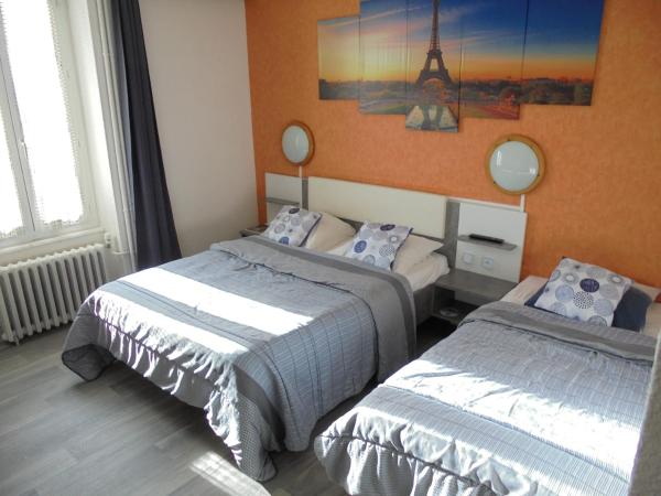 Hotel De La Gare : photo 3 de la chambre chambre triple (2 adultes & 1 enfant)