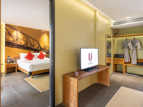 U Inchantree Kanchanaburi : photo 2 de la chambre deluxe connecting garden view 
