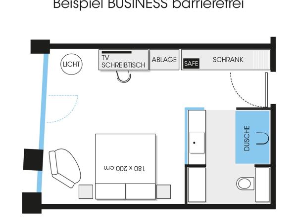 Hotel Am Domplatz - Adult Only : photo 3 de la chambre chambre lit king-size avec douche accessible en fauteuil roulant - adaptée aux personnes à mobilité réduite