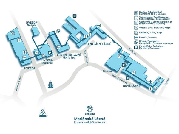 Ensana Hvězda - Imperiál - Neapol : photo 9 de la chambre neapol - superior double or twin room with wellness and fitness access - annex