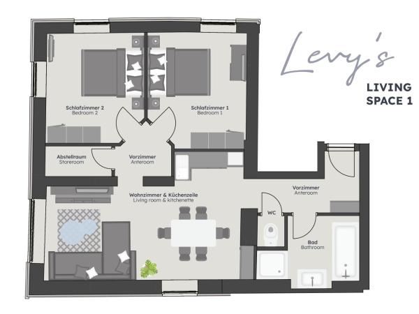 Levy's Rooms & Breakfast : photo 3 de la chambre appartement