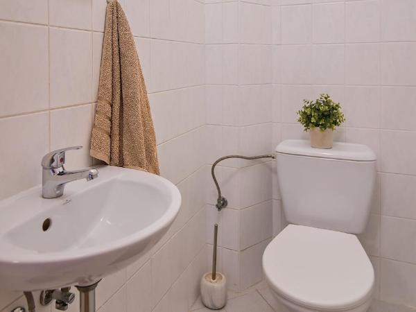 Stodolní Apartment : photo 10 de la chambre chambre quadruple avec salle de bains commune