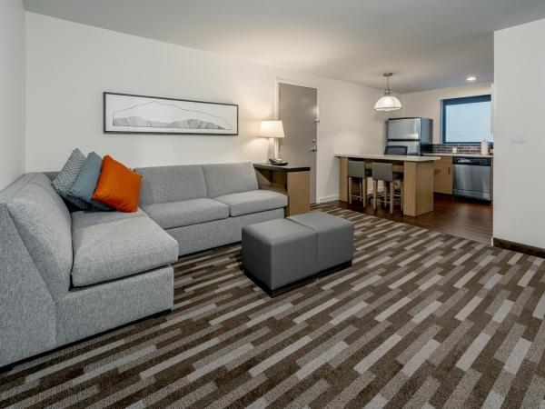 Hyatt House Salt Lake City Downtown : photo 4 de la chambre suite lit king-size 1 chambre avec cuisine