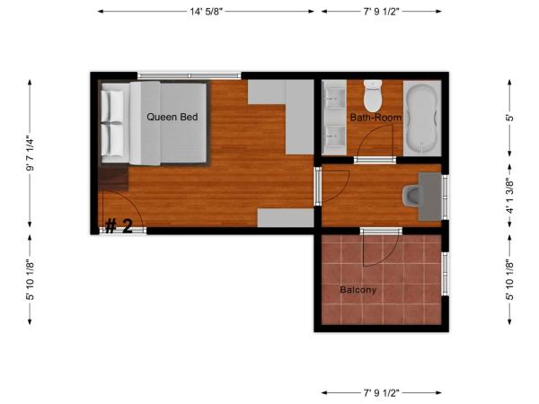 Lipton Place by Elegant Waterfront : photo 10 de la chambre chambre double avec salle de bains privative