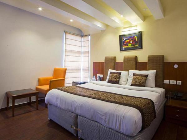 Hotel Palm Do'r Near New Delhi Railway Station : photo 1 de la chambre deluxe room with local delhi sightseeing package (3-4 location included with private sedan car)