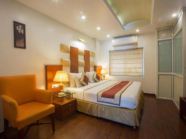 Hotel Palm Do'r Near New Delhi Railway Station : photo 3 de la chambre deluxe room with local delhi sightseeing package (3-4 location included with private sedan car)