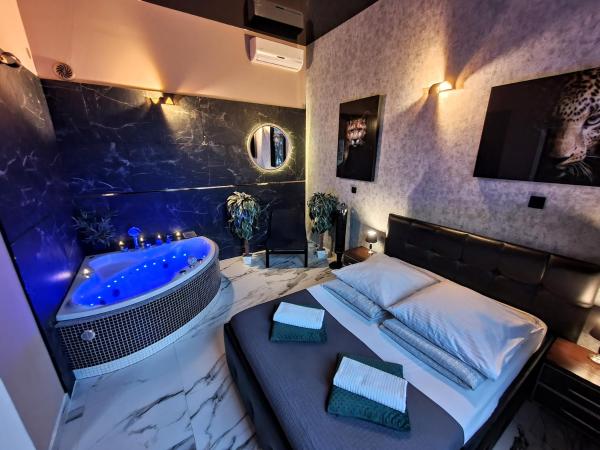 Apartament z jacuzzi Kraków Rynek : photo 4 de la chambre suite deluxe avec baignoire spa