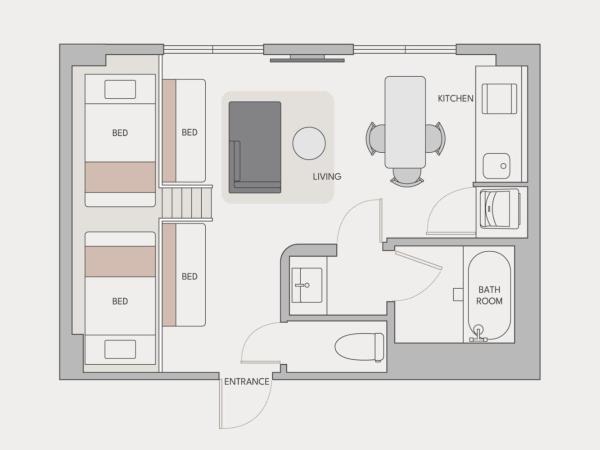 fav HIROSHIMA HEIWAODORI : photo 5 de la chambre studio deluxe