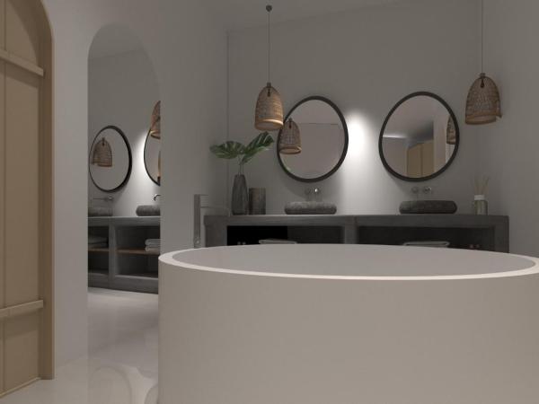 Esperas : photo 4 de la chambre suite troglodyte avec petite piscine - vue sur coucher du soleil