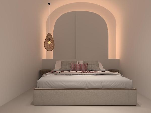 Esperas : photo 6 de la chambre suite troglodyte avec petite piscine - vue sur coucher du soleil