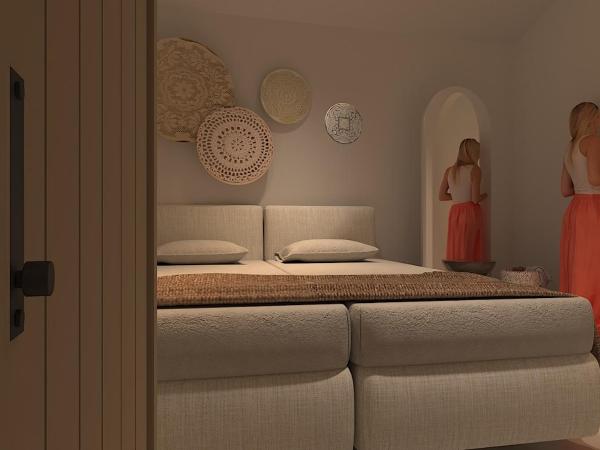 Esperas : photo 5 de la chambre suite troglodyte avec petite piscine - vue sur coucher du soleil