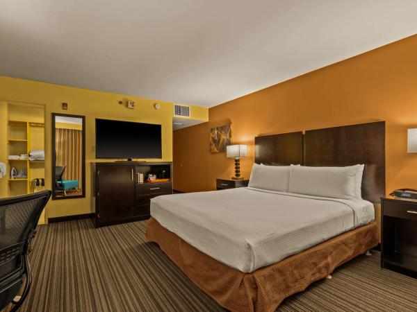 Best Western The Plaza Hotel - Free Breakfast : photo 2 de la chambre chambre lit king-size avec douche accessible en fauteuil roulant - adaptée aux personnes à mobilité réduite