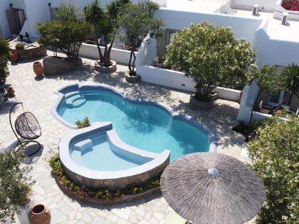 La Veranda of Mykonos Traditional Guesthouse : photo 3 de la chambre chambre double ou lits jumeaux - vue sur mer