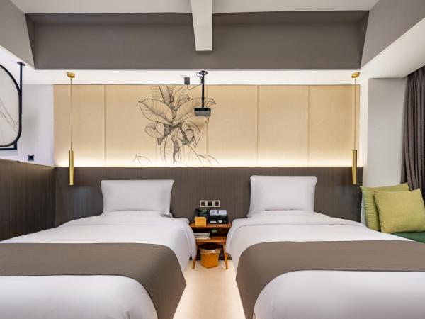 Trip Voicer Chengdu Wide and Narrow Alley : photo 2 de la chambre simplified twin bed