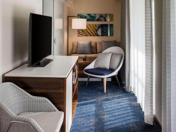 Hilton Garden Inn Waikiki Beach : photo 4 de la chambre chambre lit king-size avec douche accessible en fauteuil roulant - vue sur ville