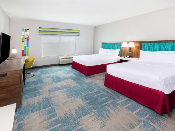 Hampton Inn and Suites Houston Central : photo 3 de la chambre chambre 2 lits queen-size - accessible aux personnes à mobilité réduite et adaptée aux personnes malentendantes - non-fumeurs