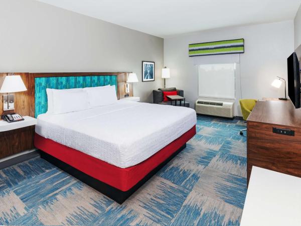 Hampton Inn and Suites Houston Central : photo 2 de la chambre chambre lit king-size - non-fumeurs