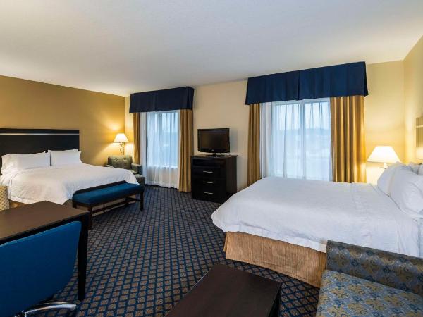 Hampton Inn & Suites Jacksonville South - Bartram Park : photo 2 de la chambre studio with two queen beds and roll-in shower - mobility and hearing access/non-smoking