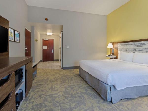 Hampton Inn Jacksonville-I-295 East/Baymeadows : photo 2 de la chambre chambre lit king-size avec douche accessible en fauteuil roulant - adaptée aux personnes à mobilité réduite/non-fumeurs