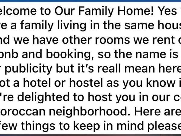 Moroccan Family House : photo 9 de la chambre chambre double avec salle de bains commune