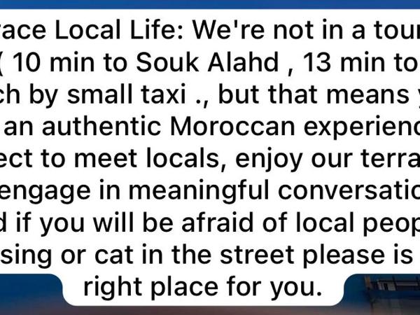 Moroccan Family House : photo 8 de la chambre chambre double avec salle de bains commune