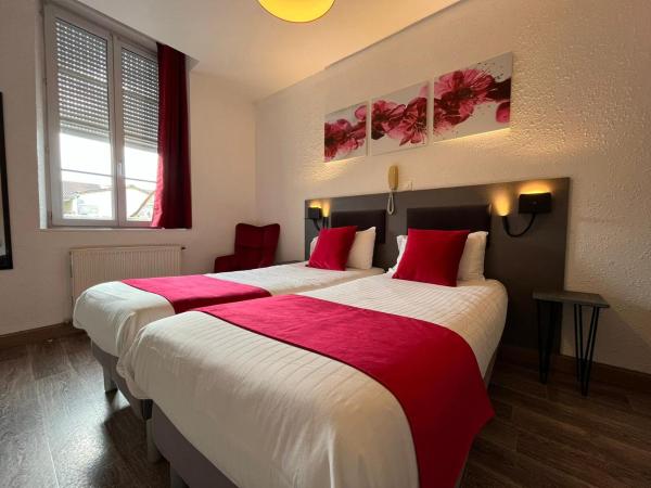 Cit'Hotel Le Cheval Blanc Cognac Centre : photo 3 de la chambre chambre lits jumeaux