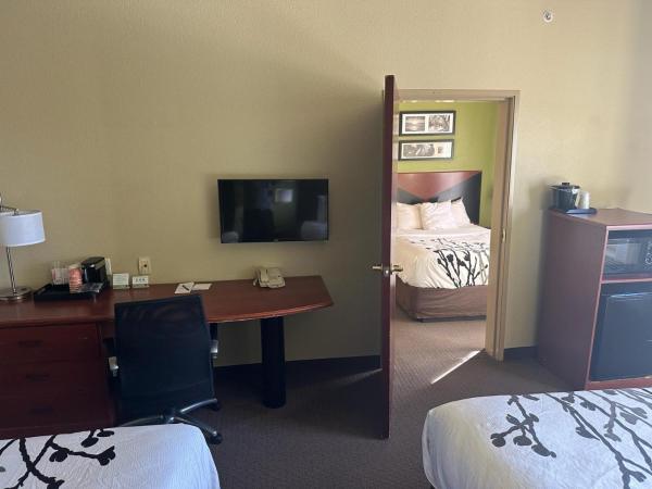 Sleep Inn & Suites at Six Flags : photo 3 de la chambre hébergement avec 3 lits queen-size
