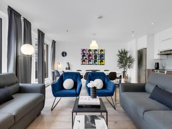 Liv MTL Downtown : photo 4 de la chambre downtown-503 | spacious 3br duplex with luxury rooftop mtl