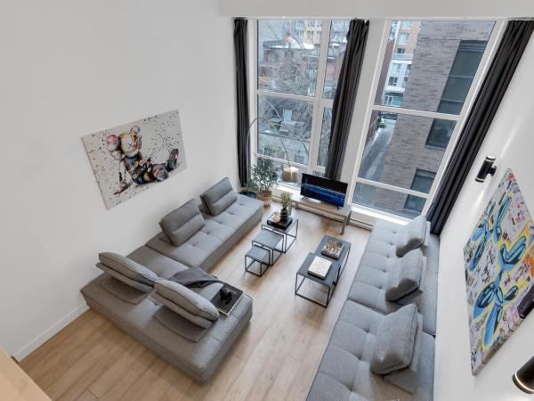 Liv MTL Downtown : photo 7 de la chambre downtown-403 | spacious penthouse duplex + mezzanine mtl