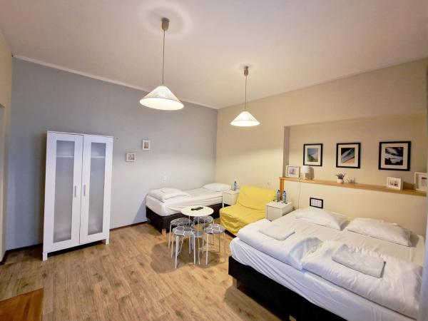 Hostel Helvetia - PRIVATE ROOMS in CITY CENTER and OLD TOWN : photo 2 de la chambre studio avec balcon