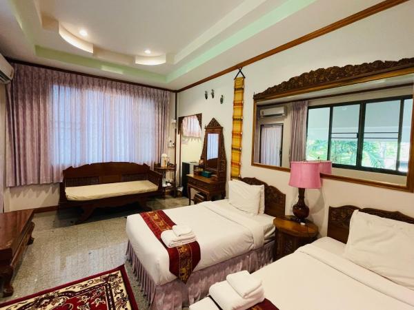 Baan Rim Kwai Paerimnam Resort : photo 2 de la chambre chambre lits jumeaux avec vue