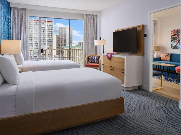 OHANA Waikiki East by OUTRIGGER : photo 3 de la chambre suite 1 chambre - vue partielle sur océan