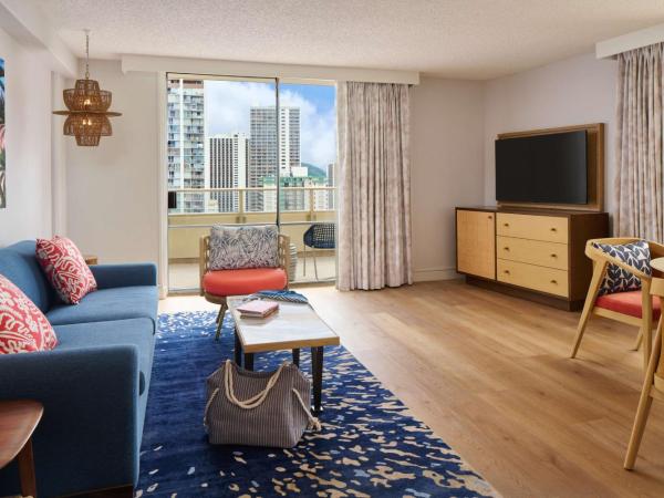 OHANA Waikiki East by OUTRIGGER : photo 2 de la chambre suite 1 chambre - vue partielle sur océan