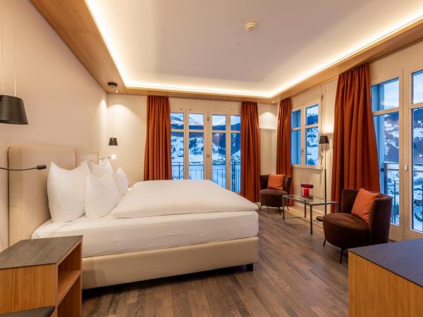 Belvedere Swiss Quality Hotel : photo 2 de la chambre chambre double ou lits jumeaux classique avec climatisation - vue sur eiger