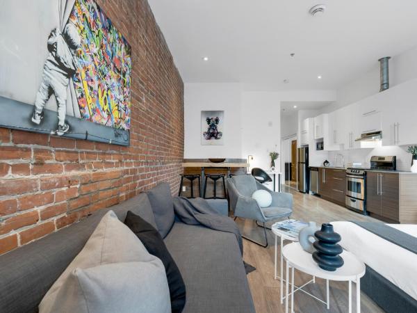 Liv MTL Downtown : photo 7 de la chambre downtown-302 | spacious modern studio suite montreal
